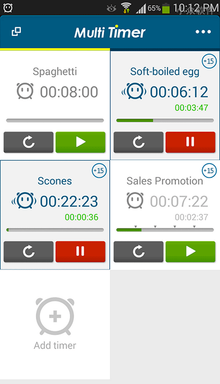 Multi Timer StopWatch - 多功能计时器[Android] 1
