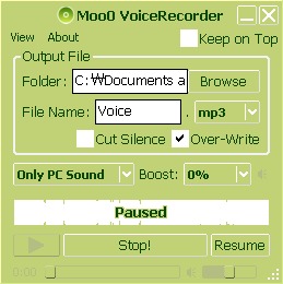 Moo0 录音专家 - 简单地记录计算机和你的声音 2