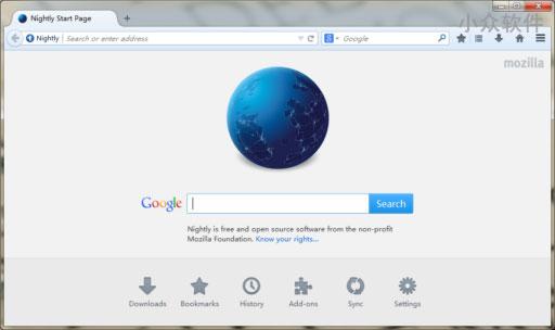 下一代 Firefox 浏览器 Australis 已进入 Nightly 版本