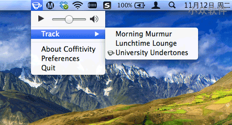 Coffitivity – 咖啡馆白噪音[OS X / iOS 限免]