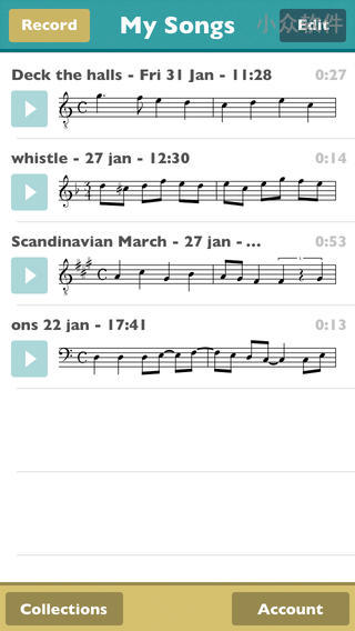 ScoreCloud Express – 将乐思直接转化为乐谱[iOS]