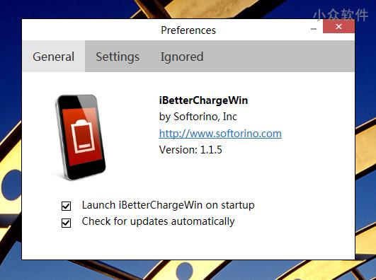 iBetterCharge – 电脑君桌面弹窗: 您的 iPhone 该充电了! [Win/Mac]