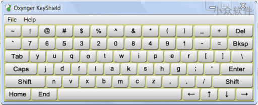 Oxynger KeyShield - 防截屏、钩子的虚拟安全键盘 1