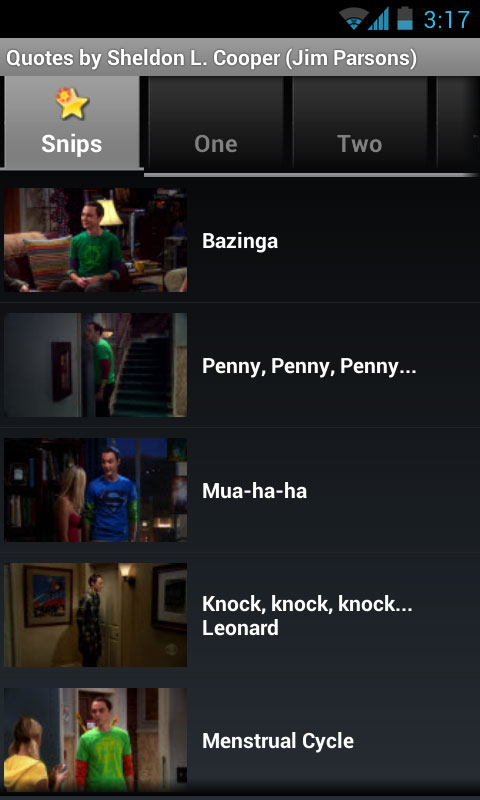 Big Bang Theory Sound Quotes - 生活大爆炸经典对话回放[Android] 2