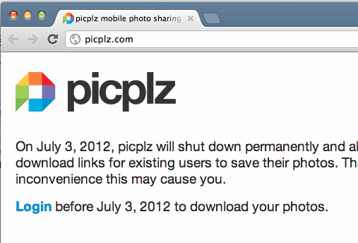 picplz 将于7月3日关闭，教你批量下载全部照片