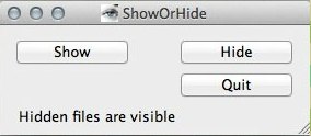 ShowOrHide – 开关隐藏文件的显示[Mac]