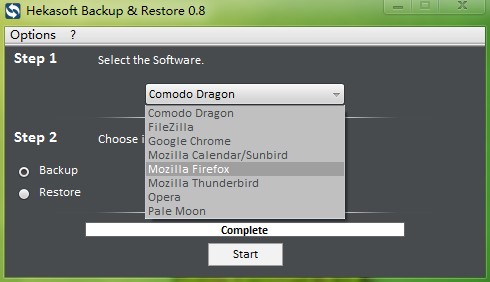 Hekasoft Backup & Restore – 备份及恢复主流浏览器的资料