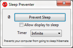 Sleep Preventer – 防止电脑进入休眠