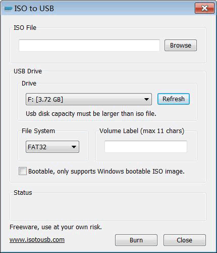 ISO to USB – 将 ISO 镜像文件写入 USB 设备