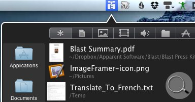 Blast – 最近使用文件列表[Mac]