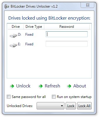 BLDU – BitLocker 驱动加密解锁软件
