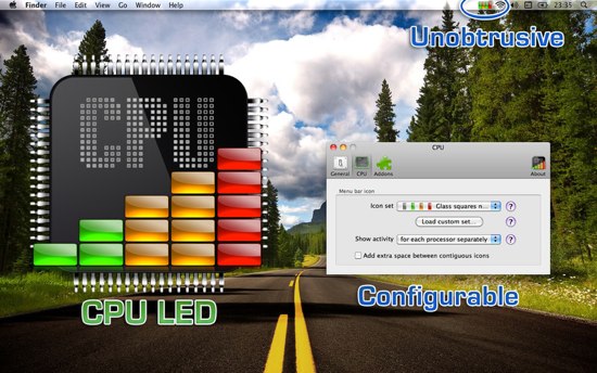 CPU LED – 菜单栏监视 CPU 负载 [Mac]