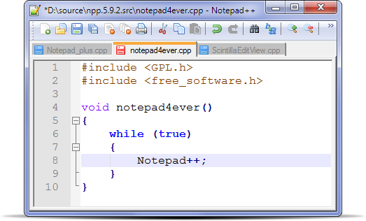 Notepad++ 6 – 好用的文本编辑工具更新