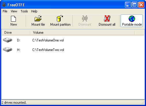 FreeOTFE – 开源磁盘加密工具