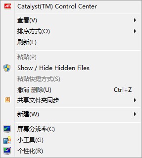 Toggle hidden file in right menu – 添加隐藏文件切换右键菜单