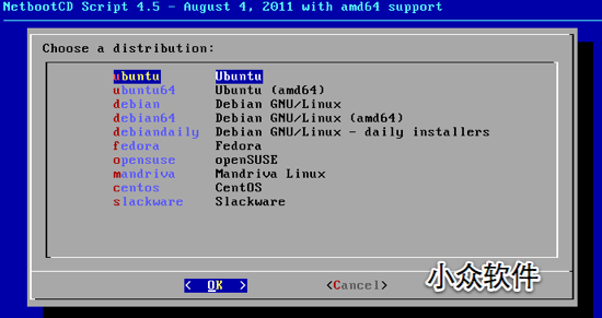 NetbootCD – Linux 通用安装盘