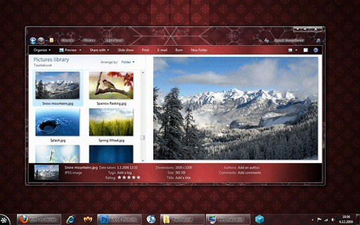 9 款 Windows7 圣诞主题 3