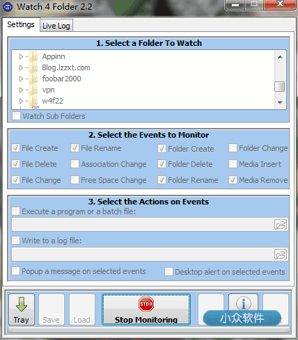 Watch 4 Folder - 监视文件夹/文件改变 1