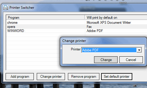 Automatic Printer Switcher – 自动选择打印机