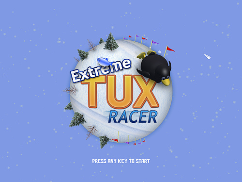 Tux Racer – 企鹅在滑雪