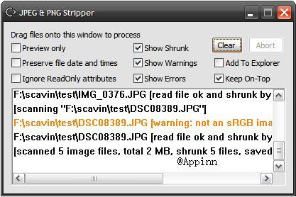 JPEG & PNG Stripper - 删除照片不必要的 EXIF 信息