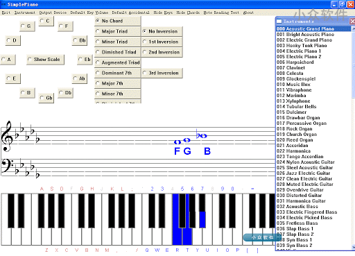 SimplePiano - 小巧强大的乐器模拟软件 1