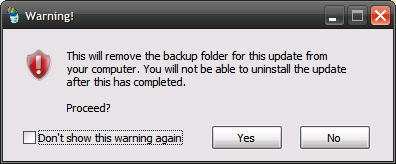 Windows XP Update Remover - 和谐的删除系统更新 3