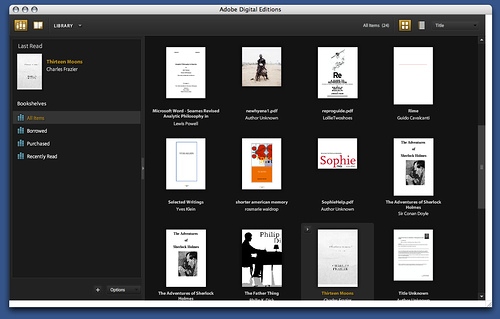Adobe Digital Editions – PDF 阅读管理