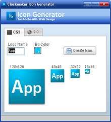 ClockMaker Icon Generator – 生成仿 Photoshop CS3 图标