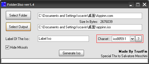 Folder2Iso – 制作 ISO 镜像文件的简易办法