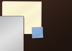 利用桌面墙纸来整理桌面文件