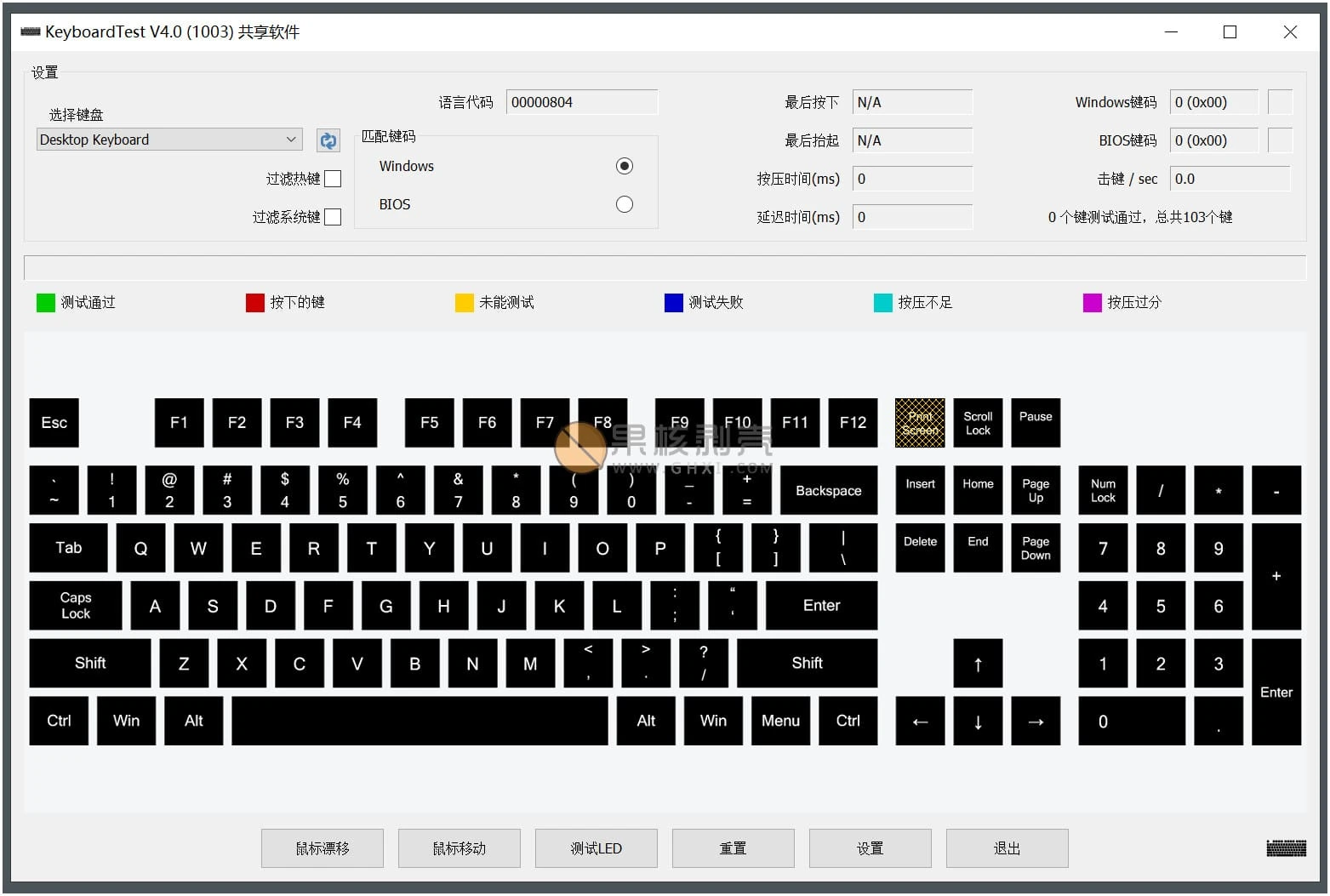 KeyboardTest(键盘测试工具) v4.0.1003 中文版