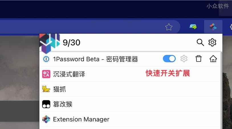 Extension Manager - 根据规则自动打开/关闭 Chrome 扩展 1