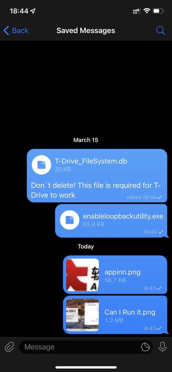 T-Drive - 基于 Telegram API 的免费无限量云存储网盘[Windows] 1