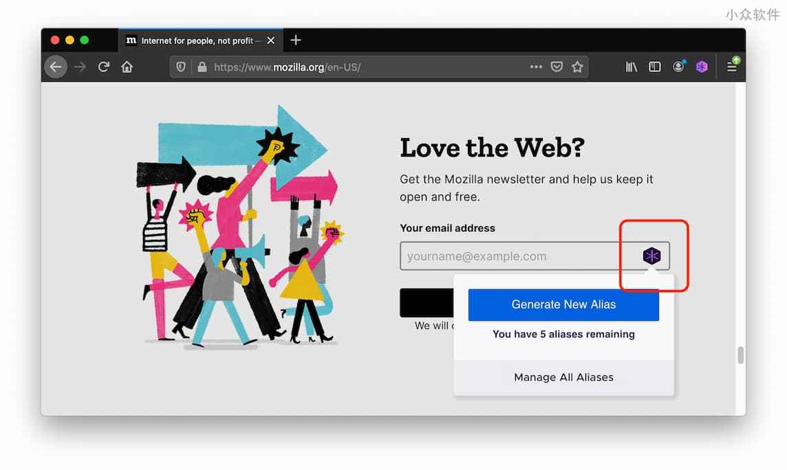 Firefox Relay - 免费提供 5 个临时邮箱地址，用来转发邮件，扩展算半成品？ 2