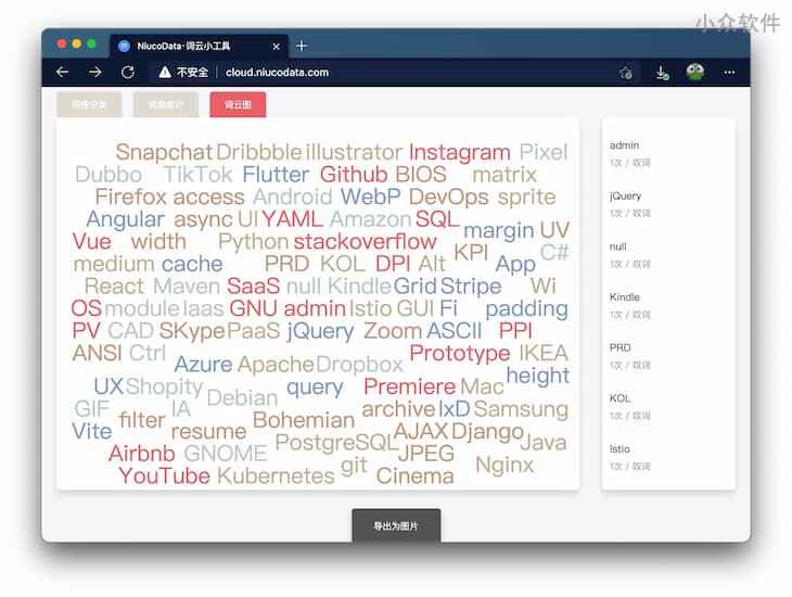 3 款简单易用的免费词云生成器，无需扫码登录，即用即抛 1