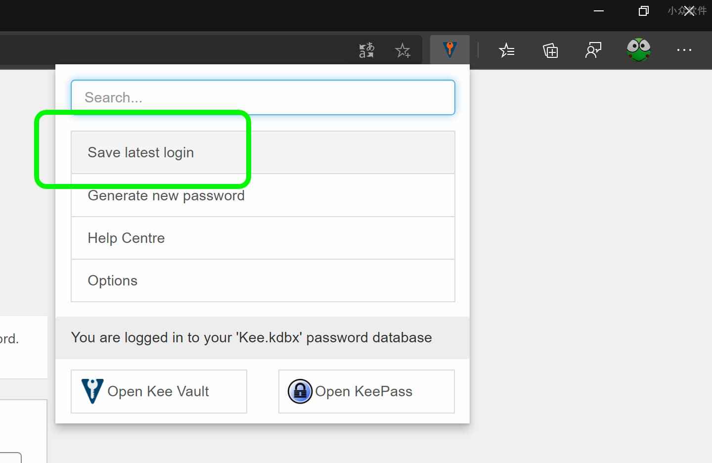 支持 Chrome、Firefox 自动填充密码并提交登录的 KeePass 扩展：Kee 7