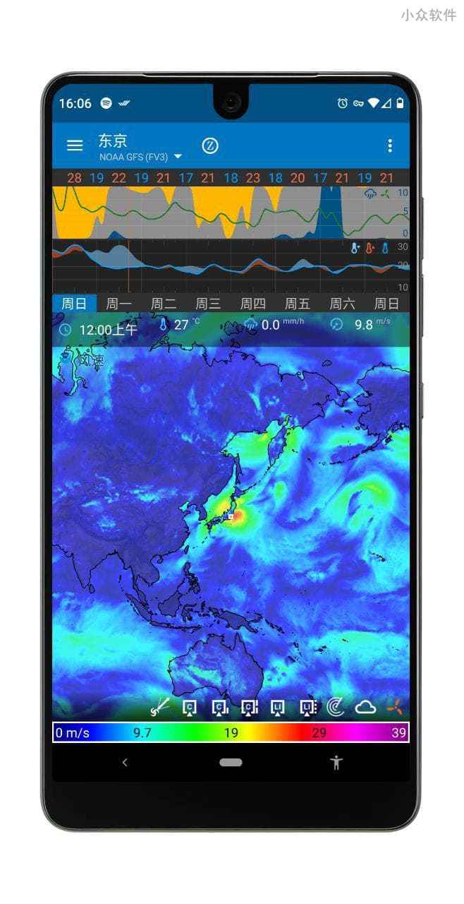 Flowx - 适合航拍、航海、徒步、钓鱼的专业天气预报应用[Android] 5