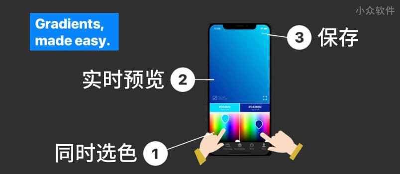 Gradients Maker - 渐变色集合，创建自己的渐变色[iOS/Web] 2