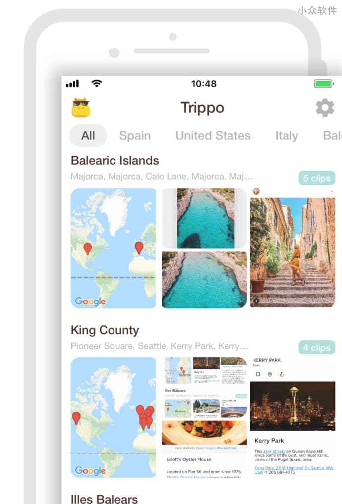 自动识别截屏地点，Trippo 帮你收集分类灵感，规划下一次旅行[iPhone] 2
