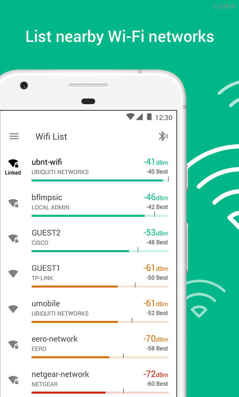 WiFiman – 颜值大厂 UBNT 带来 Android Wi-Fi / 蓝牙 检测工具