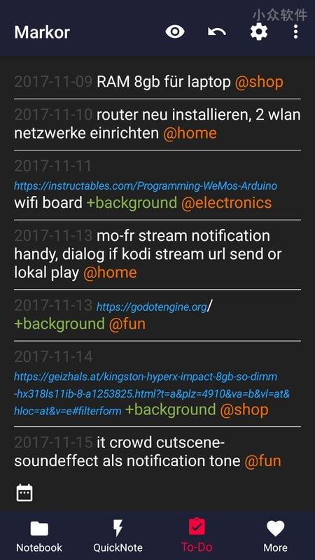 Markor - 带 todo 功能的易用 Markdown 编辑器 [Android] 4