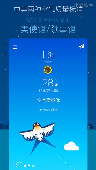 晴空 - 可以拍照测雾霾的 PM2.5 空气质量应用[iPad/iPhone] 2