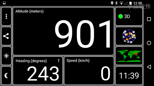 GPS Test - 灵敏快速的 GPS 地理位置、海拔信息[Android] 2