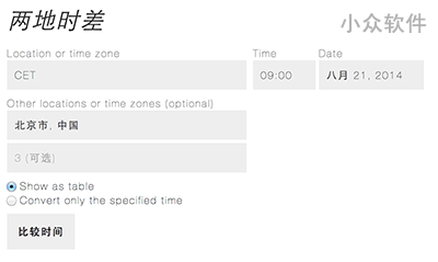 Time.is - 世界时间、时区/时差查询[Web/iPad] 2