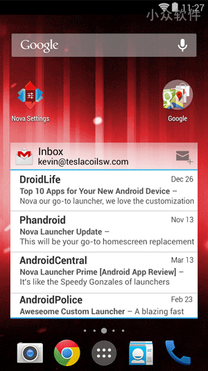 Nova Launcher 2.3 更新，支持 KitKat 效果[Android] 2
