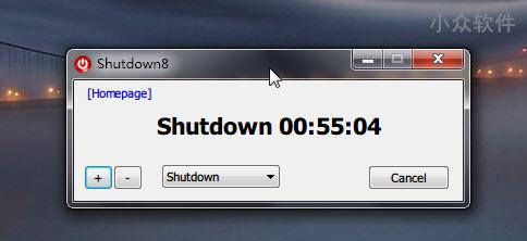 Shutdown8 - 极简自动关机/重启小工具 1