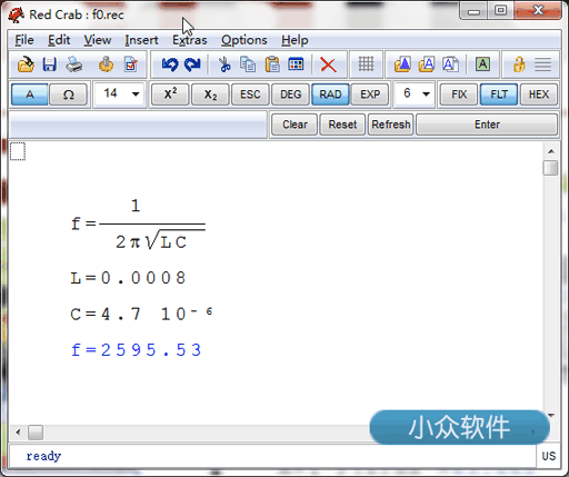 RedCrab - 公式编辑器 + 科学计算器 2