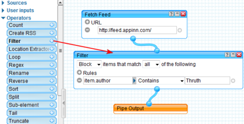 用 Yahoo Pipes 编辑 RSS Feed 的四个小技巧 2