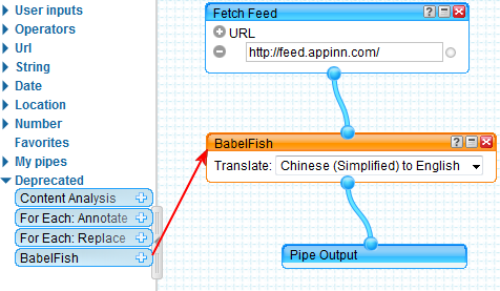 用 Yahoo Pipes 编辑 RSS Feed 的四个小技巧 3